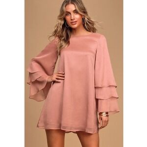 Lulu's Blush Pink Mini Dress